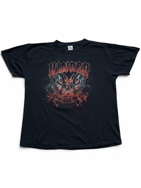 Y2K 2008 HINDER band tee TAKE IT TO THE LIMIT tour (affliction style)